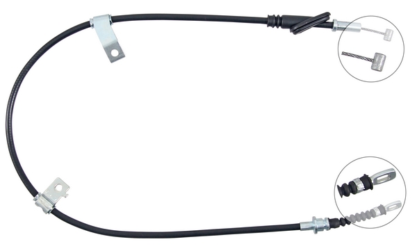 Tirette à câble, frein de stationnement | F.BECKER_LINE