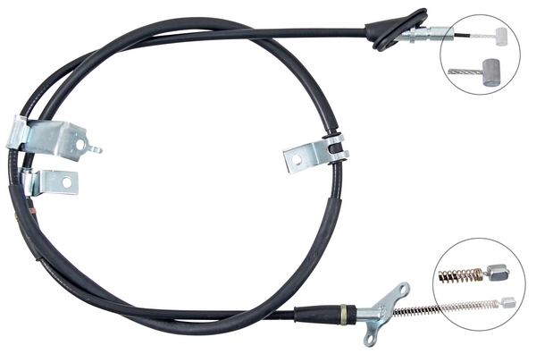 Tirette à câble, frein de stationnement | F.BECKER_LINE