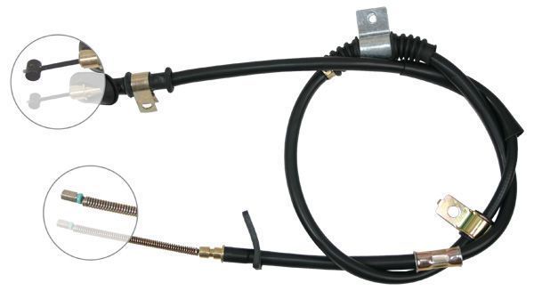 Tirette à câble, frein de stationnement | F.BECKER_LINE