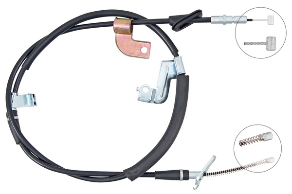 Tirette à câble, frein de stationnement | F.BECKER_LINE