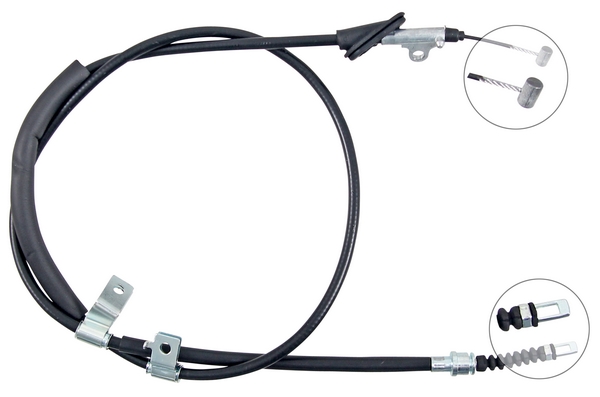 Tirette à câble, frein de stationnement | F.BECKER_LINE