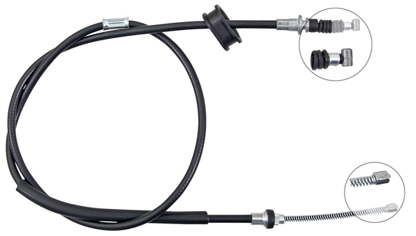 Tirette à câble, frein de stationnement | F.BECKER_LINE