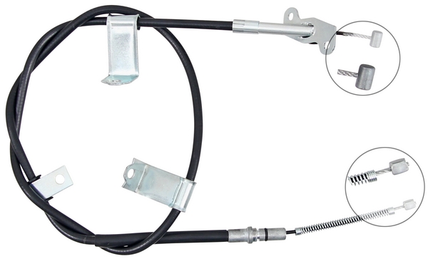 Tirette à câble, frein de stationnement | F.BECKER_LINE