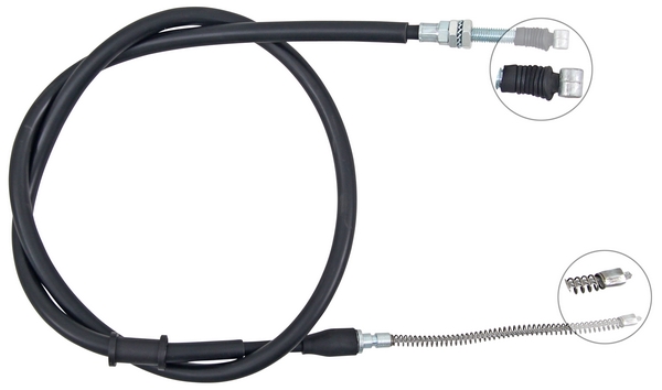 Tirette à câble, frein de stationnement | F.BECKER_LINE