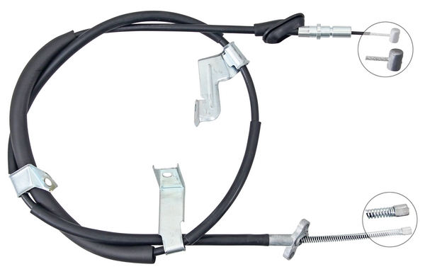 Tirette à câble, frein de stationnement | F.BECKER_LINE