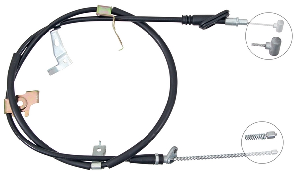 Tirette à câble, frein de stationnement | F.BECKER_LINE