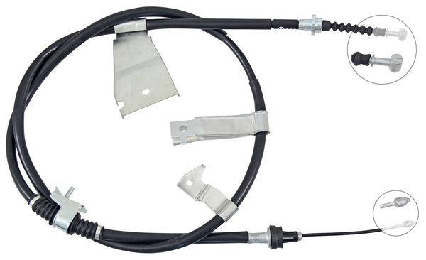 Tirette à câble, frein de stationnement | F.BECKER_LINE