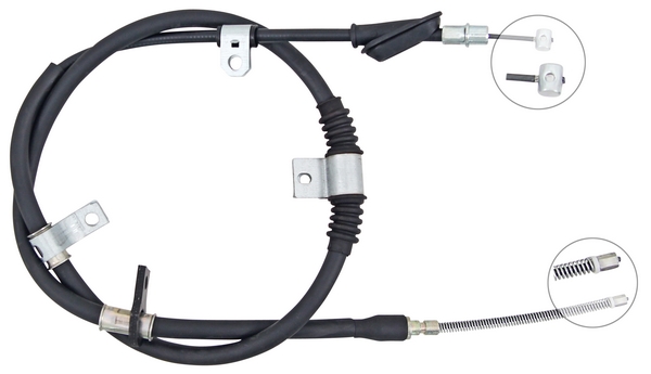 Tirette à câble, frein de stationnement | F.BECKER_LINE