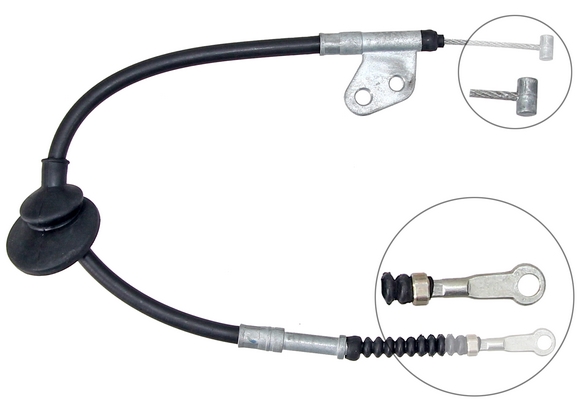 Tirette à câble, frein de stationnement | F.BECKER_LINE