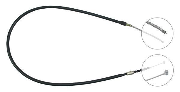 Tirette à câble, frein de stationnement | F.BECKER_LINE