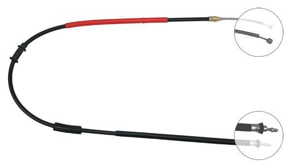 Tirette à câble, frein de stationnement | F.BECKER_LINE