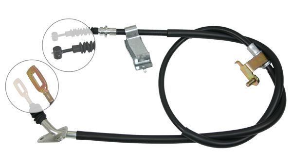 Tirette à câble, frein de stationnement | F.BECKER_LINE