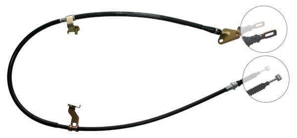 Tirette à câble, frein de stationnement | F.BECKER_LINE