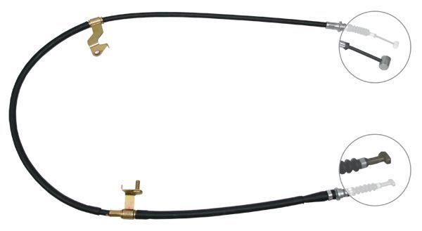 Tirette à câble, frein de stationnement | F.BECKER_LINE