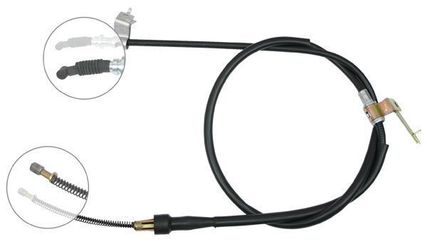 Tirette à câble, frein de stationnement | F.BECKER_LINE