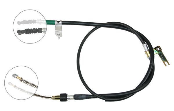 Tirette à câble, frein de stationnement | F.BECKER_LINE