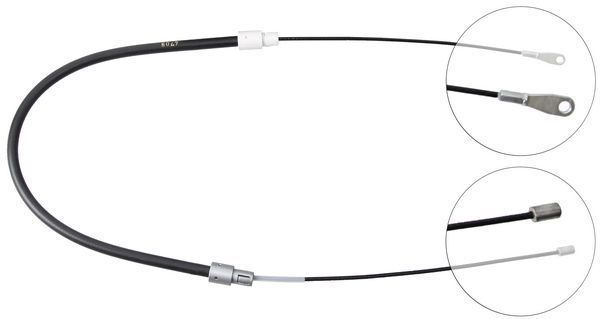 Tirette à câble, frein de stationnement | F.BECKER_LINE