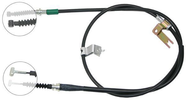 Tirette à câble, frein de stationnement | F.BECKER_LINE