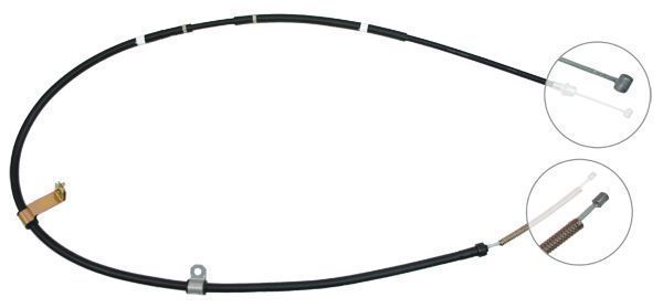 Tirette à câble, frein de stationnement | F.BECKER_LINE