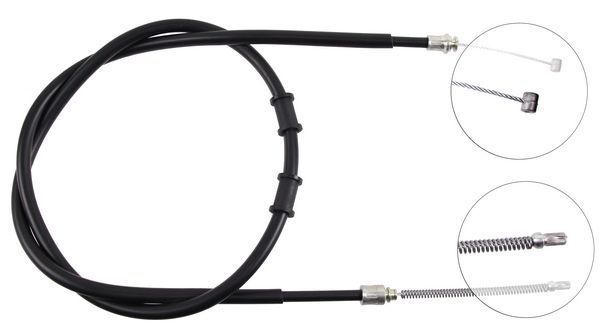 Tirette à câble, frein de stationnement | F.BECKER_LINE