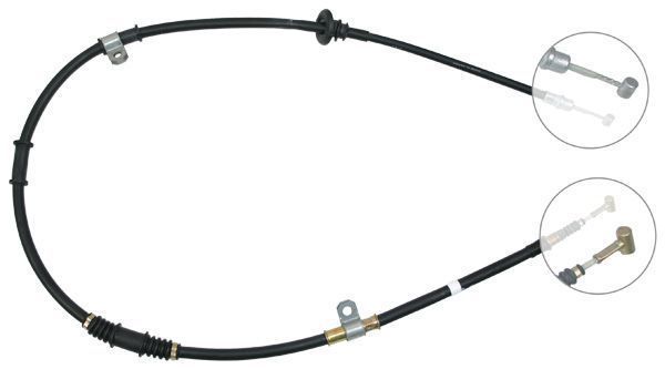 Tirette à câble, frein de stationnement | F.BECKER_LINE