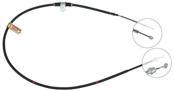 Tirette à câble, frein de stationnement | F.BECKER_LINE