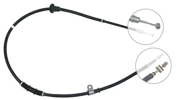 Tirette à câble, frein de stationnement | F.BECKER_LINE