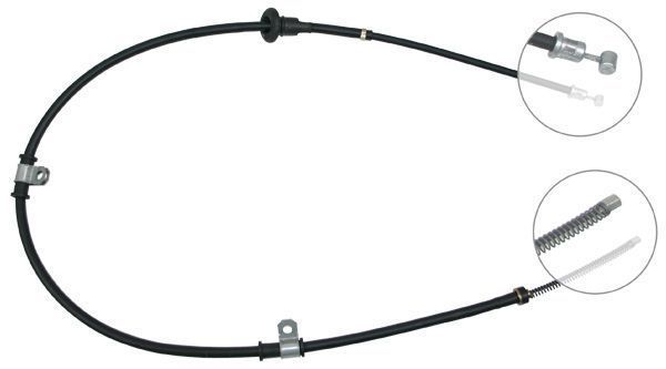 Tirette à câble, frein de stationnement | F.BECKER_LINE