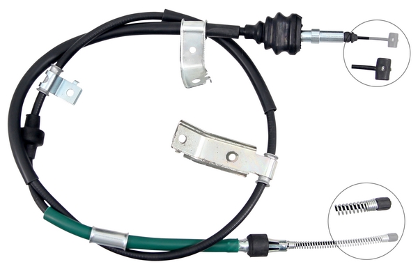 Tirette à câble, frein de stationnement | F.BECKER_LINE