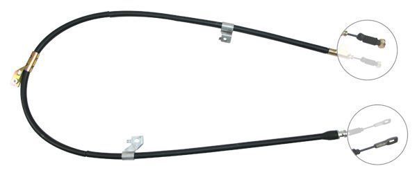 Tirette à câble, frein de stationnement | F.BECKER_LINE