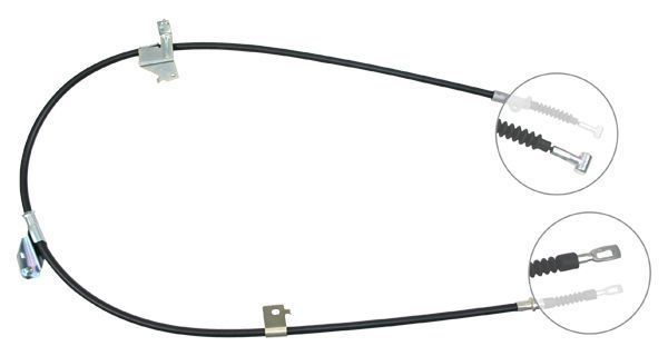 Tirette à câble, frein de stationnement | F.BECKER_LINE