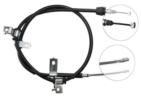 Tirette à câble, frein de stationnement | F.BECKER_LINE