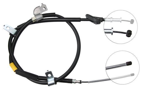 Tirette à câble, frein de stationnement | F.BECKER_LINE