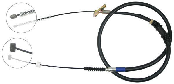 Tirette à câble, frein de stationnement | F.BECKER_LINE