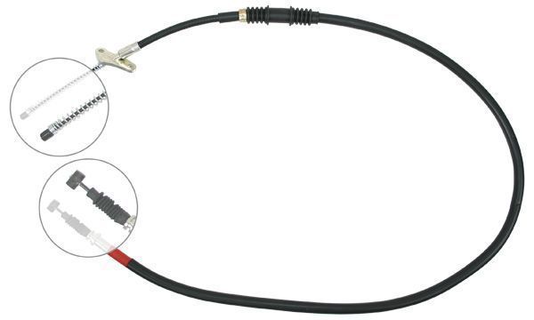 Tirette à câble, frein de stationnement | F.BECKER_LINE