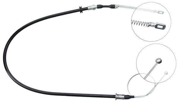 Tirette à câble, frein de stationnement | F.BECKER_LINE