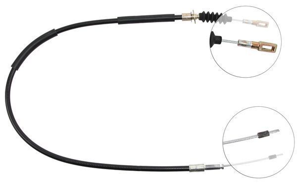 Tirette à câble, frein de stationnement | F.BECKER_LINE