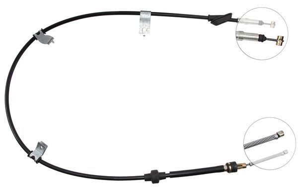 Tirette à câble, frein de stationnement | F.BECKER_LINE