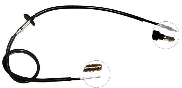 Tirette à câble, frein de stationnement | F.BECKER_LINE