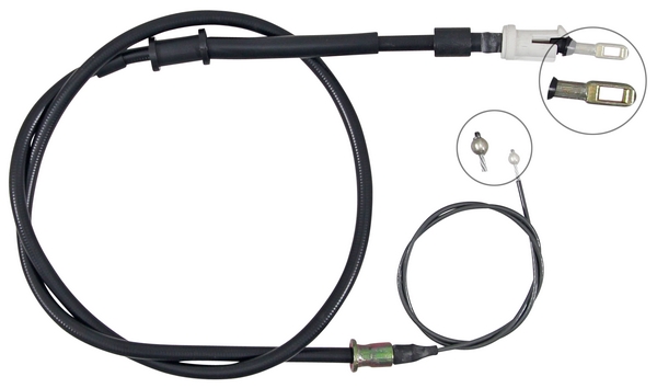 Tirette à câble, frein de stationnement | F.BECKER_LINE