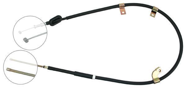 Tirette à câble, frein de stationnement | F.BECKER_LINE