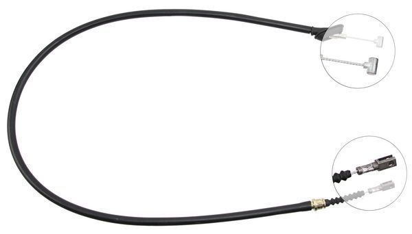 Tirette à câble, frein de stationnement | F.BECKER_LINE