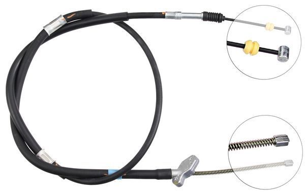 Tirette à câble, frein de stationnement | F.BECKER_LINE