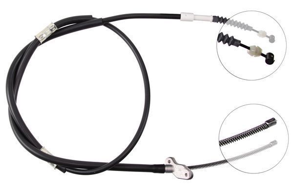 Tirette à câble, frein de stationnement | F.BECKER_LINE