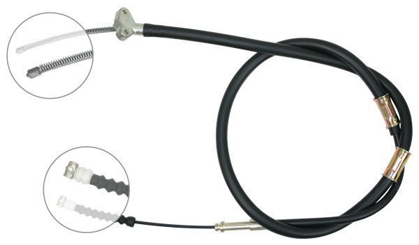 Tirette à câble, frein de stationnement | F.BECKER_LINE