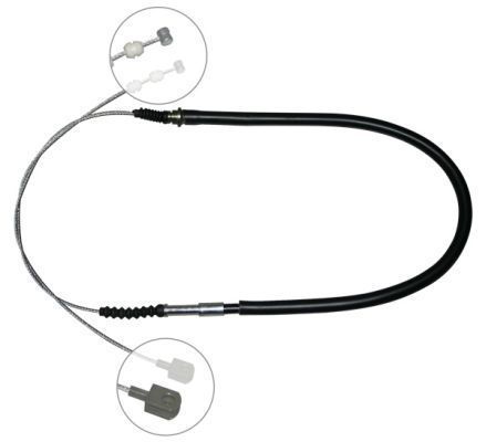 Tirette à câble, frein de stationnement | F.BECKER_LINE