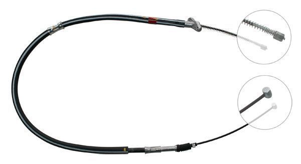 Tirette à câble, frein de stationnement | F.BECKER_LINE