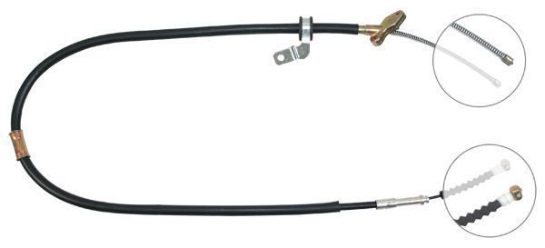 Tirette à câble, frein de stationnement | F.BECKER_LINE