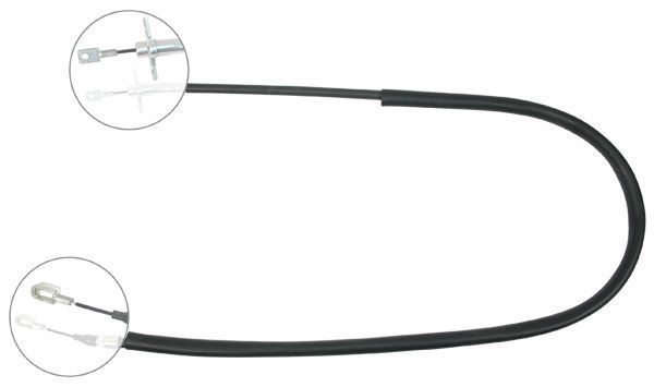 Tirette à câble, frein de stationnement | F.BECKER_LINE