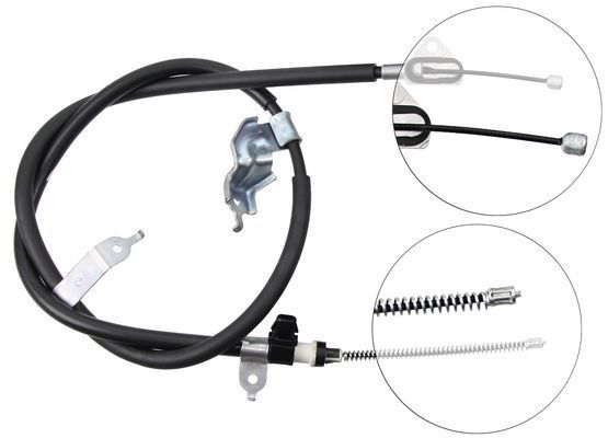 Tirette à câble, frein de stationnement | F.BECKER_LINE